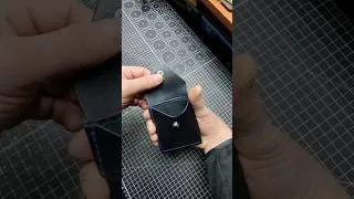 Thumbnail: How to Make a Compact EDC Leather Card Wallet | Leather wallet pattern