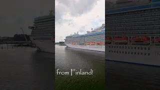 Thumbnail: A truck travels on a ferry while other ferries pass by in Germany Nikotimer POV 4R 60 fps Rostock