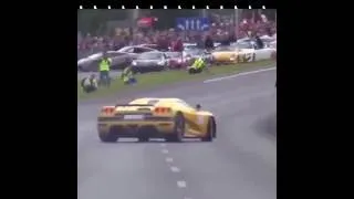 Thumbnail: Koenigsegg CCX out of control knocking down many people