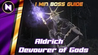 Thumbnail: ALDRICH, DEVOURER OF GODS | Dark Souls 3 | 1-min Boss Guide | #Shorts