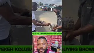 Thumbnail: Yekeh Kolubah spotted buying Browntap... What your thoughts? #liberia
