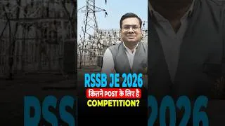 Thumbnail: RSSB JE 2026 | Competition For How Many Post?🔥