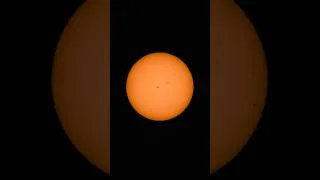 Thumbnail: ISS Crossing the Sun at 28,000 km/h ☀️ Sony A7R V + 200-600mm | Captured From Delhi #shorts