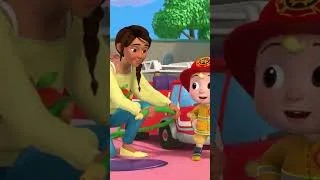 Thumbnail: Fire Truck Siren 🚒 Wee Woo Song! #wheelsonthebus #forkids #shorts #cocomelon