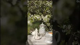 Thumbnail: Кофе и домашний чизкейк в цветущем саду. Наша деревенская жизнь  #aesthetic #cottagecore #slowliving