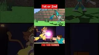 Thumbnail: choose your favorite #duet #animation #minecraftshorts #mojang