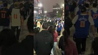Thumbnail: Knicks fans took over Cleveland! #easternconferencefinals #knicks #fatjoe #nyc #newyork