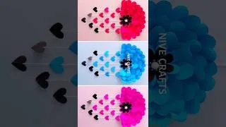 Thumbnail: #paperart #paperwallcraft #flowers How to make craft with paper flowers Home decoration wall hanging