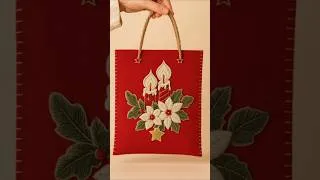 Thumbnail: Dikişsiz Çanta 5 Dakika da hazır💫 #christmasbag #merrychristmas