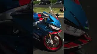 Thumbnail: Had some pretty fun rides so far. #apriliars660 #porsche #motorcycle #motovlog #evo