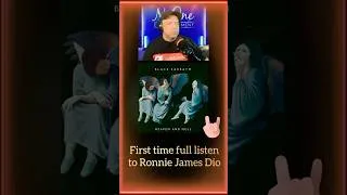 Thumbnail: First time listen to Ronnie James DIO in Black Sabbath “Heaven & Hell” #shorts #short #heavymetal