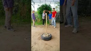 Thumbnail: How I won ring toss battle games #shorts  #games  #viralvideo  #no1ideas   #challenge