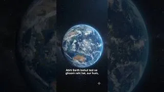 Thumbnail: Agar Earth 5 Second Ke Liye Ruk Jaaye ? 🌍😱”#shorts #science #earth #whatif