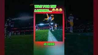 Thumbnail: Wait for the landing... 🤯" #nfl #shorts #viral #viralvideo
