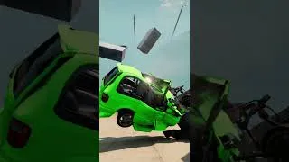 Thumbnail: He begged me not to crash him... 😁#shorts #megaramp #physics #beamngdrive #gta