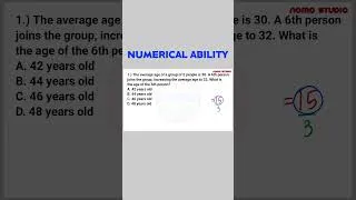 Thumbnail: NUMERICAL ABILITY #civilserviceexam #numericalability #averageage