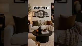 Thumbnail: 🔥 Dollar Tree DIY Geometric Wall Decor #dollartreediys #walldecorcrafts #viraldiy #dollartreefinds