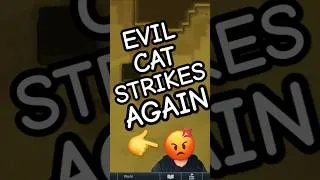 Thumbnail: EVIL CAT STRIKES AGAIN!! #cat #youtube #gaming #like #subscribe #funny #viralvideo #shorts #comedy