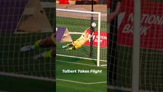 Thumbnail: Kaitlin Talbert full stretch, full flight. 🧤