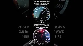 Thumbnail: BMW M140i *MANUAL* STAGE 2 450 PS vs Mercedes-AMG A 45 S 421 PS 100-200 kmh