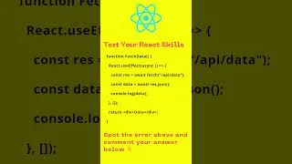 Thumbnail: Can you crack this interview question?#reactjs #reactinterview #frontendinterview #fullstack