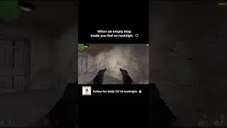 Thumbnail: When an empty map made you feel so nostalgic. 🤍 #CS16 #CounterStrike#POV #counterstrike #retrogaming