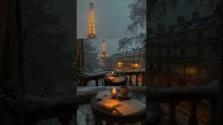 Thumbnail: You're in Snowy Winter Night at Paris | Dark Study Academia Playlist #piano #music #darkacademia