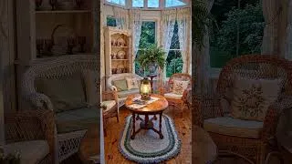 Thumbnail: Firefly Garden Room with Vintage Lantern Glow#cottagedecor  #vintagedecor  #farmhousedecor