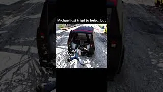 Thumbnail: Michael was just trying to help😭 #shorts #gta5