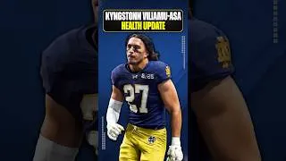 Thumbnail: Let's hope this #NotreDame defender gets back sooner rather later! 🍀 #FightingIrish #GoIrish #CFB