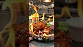 Thumbnail: sizzling flame hot chicken 😱✨ #foodie #foodlover #bbq #chicken #shorts #asmr #asmrsounds