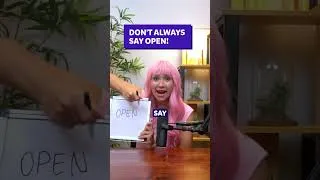 Thumbnail: Don’t Always Say “Open”! 🤯 5 Useful English Phrases | Novakid #shorts #learnoutloud