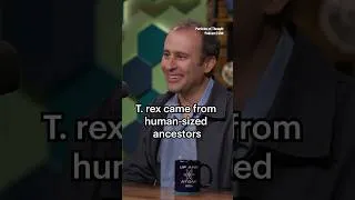 Thumbnail: T. rex came from human-sized ancestors #dinosaur #evolution #podcast #science