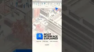 Thumbnail: Revit Interface Explained for Beginners | Shorts #aec # #revittutorial #autodesk