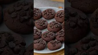 Thumbnail: 20-Min Chocolate Cookies 😍 | 5 Ingredients | No Egg, No Oven #chocochipcookies #chocolatecookies