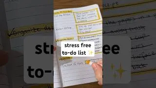 Thumbnail: Stress-Free To-Do List #adhd #adhdproductivity