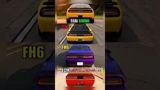 Thumbnail: Which game nailed the Dodge Challenger SRT sound? 🤔