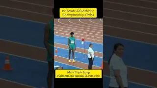 Thumbnail: Mohammed Mussain Triple jump @1 st Asian Athletic Championship Ordos, China