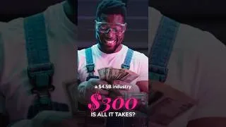 Thumbnail: Enter a $4.5B industry with just $300! #SmallBusiness #BusinessIdeas #entrepreneur