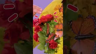 Thumbnail: BUTTERFLY Bonanza Bouquet! 🦋 CoComelon & Ms Appleberry Craft Color Garden #kids #shorts