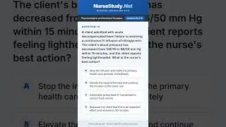 Thumbnail: 50 Pharmacology NCLEX Questions with Rationales | Adult, Peds & OB