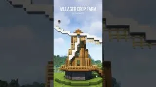 Thumbnail: Villager Crop Farm | Minecraft Tutorial | Short