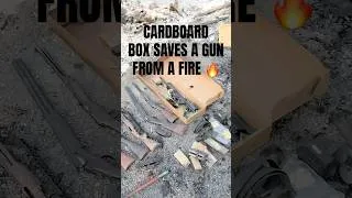Thumbnail: CARDBOARD BOX SAVED A FIREARM IN A FIRE. Episode 67 of the Safe Space Podcast.