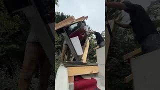 Thumbnail: 1,500 LBS VAULT DOOR GETTING INSTALLED BY NW SAFE! #homeimprovement