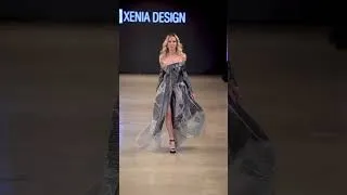Thumbnail: Xenia Designs ArtHeartsFashion LAFW two model walks