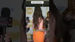 Thumbnail: A ray of sunshine on the red carpet ... turns with model Ellie #interview #redcarpet  #entertainment