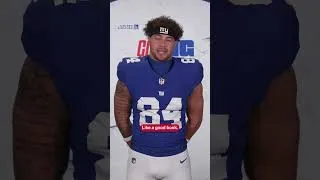 Thumbnail: What's the flight essential: Candy or headphones? #giants #nfl #flights #carryon #packing #football