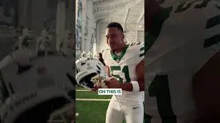 Thumbnail: The guys react to the new helmets 👀  #nfl #nyjets
