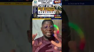 Thumbnail: UNILAG Post UTME Past Questions and Answers PDF Download For All Courses (Updated)
