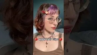 Thumbnail: making apple hair clips 🍎 #diycrafts #polymerclay #hairclip #diyjewelry #craftideas